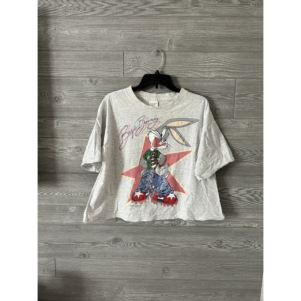 Vintage 1994 Warner‎ Bros Bugs Bunny Graphic T Shirt College Ware USA One size